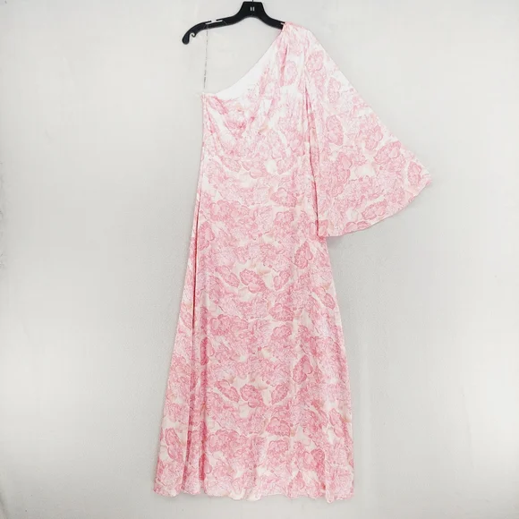 Sachin + Babi Pink Floral One-Shoulder Maxi Dress - Picture 2 of 10